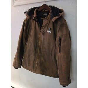 Gobi Heated Work Jacket No Charger Distressed L Men's Duck Fabric Carhartt Heavy